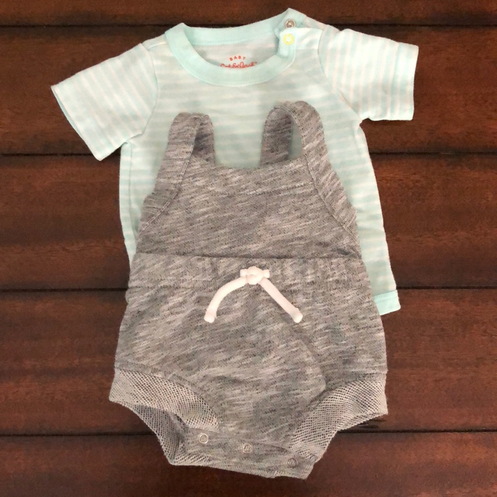 Newborn Cat & Jack Romper